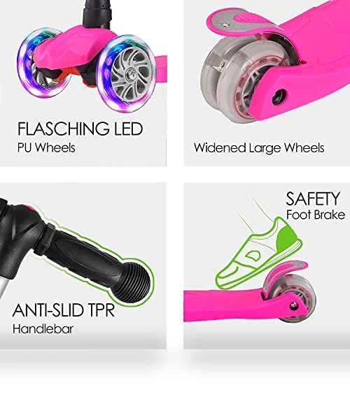 3 Wheeled Kick Scooter for Kids — Push Scooters, DADDYCHILD