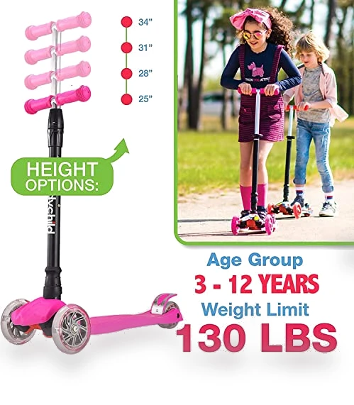 3 Wheeled Kick Scooter for Kids — Push Scooters, DADDYCHILD