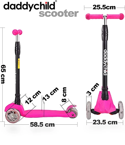 3 Wheeled Kick Scooter for Kids — Push Scooters, DADDYCHILD