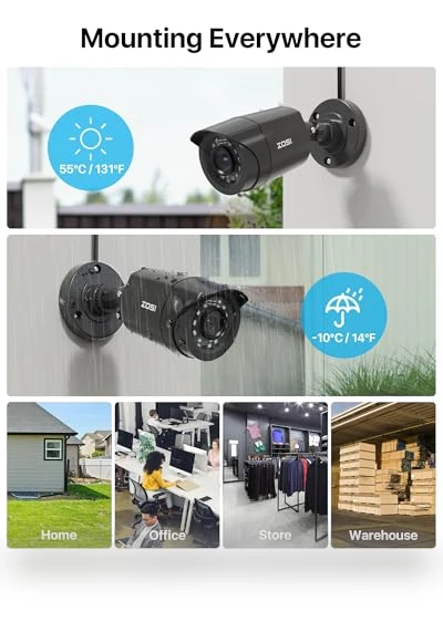 3K Lite Security Camera System — Security Cameras, ZOSI