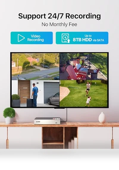 3K Lite Security Camera System — Security Cameras, ZOSI