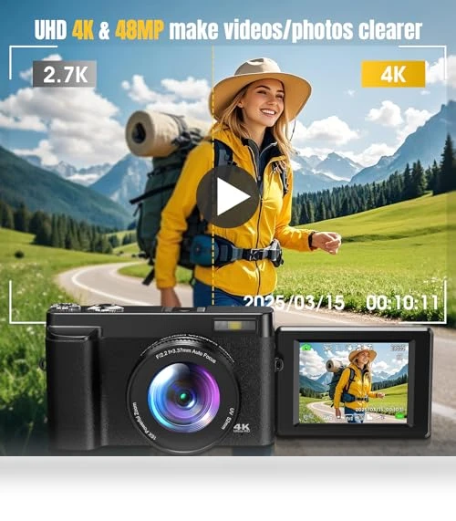 4K Digital Camera for Photography — Compact Digital Cameras, JGIPL