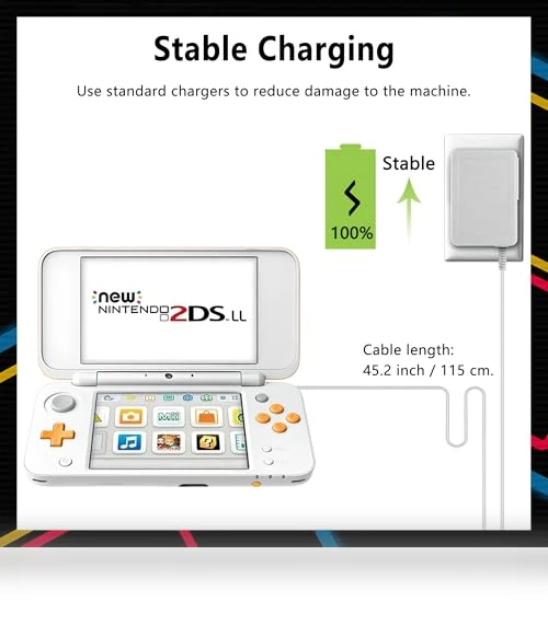 AC Adapter Game Charger for Nintendo DSi/3DS/2DS — Power Solutions, DTOL