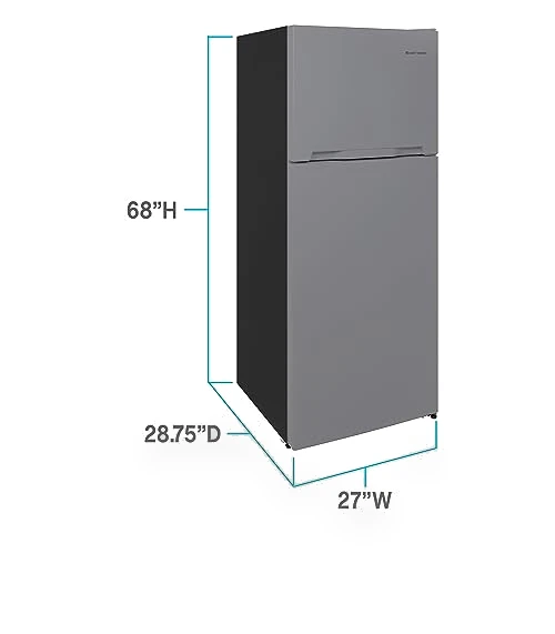 Apartment Refrigerator Freestanding Dual Door Design Fridge with Top Freezer — Mini Fridges, West Bend