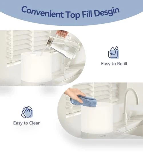 Cool Mist Humidifier with Essential Oil Diffuser — Air Moisturizers, raydrop