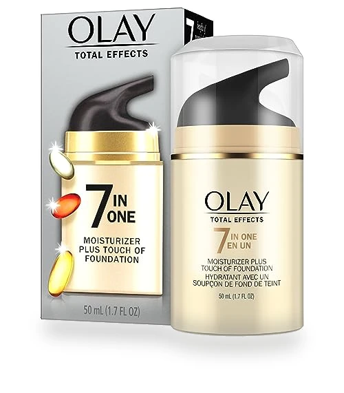 Face Moisturizer + Touch of Foundation — Beauty & Personal Care, Olay