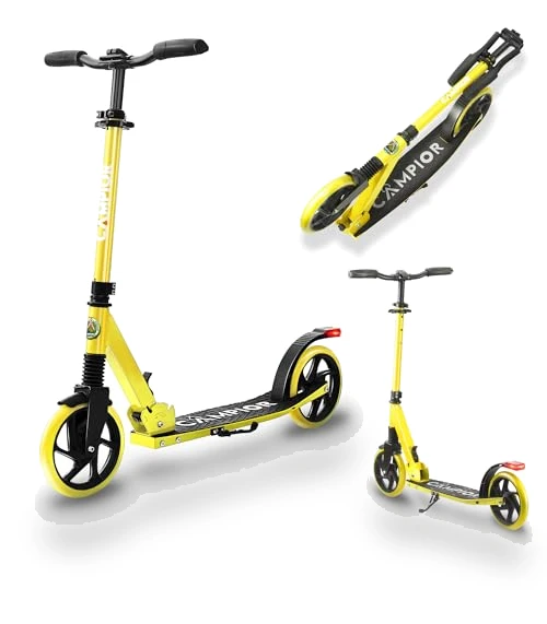 Foldable Kick Scooter with Adjustable Handlebar — Push Scooters, Campior