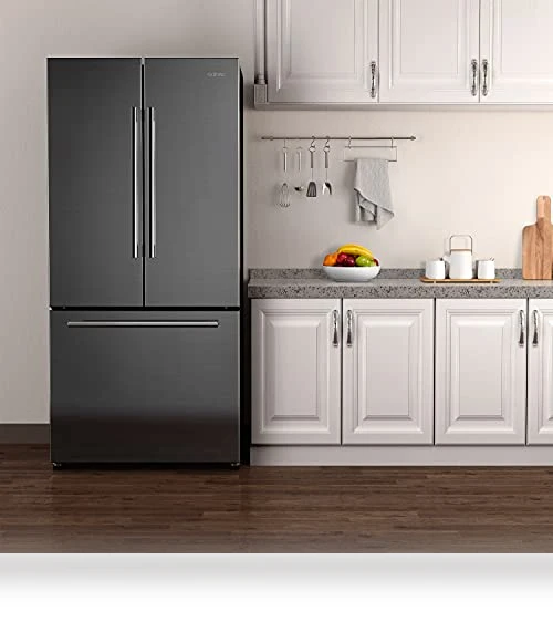 French Door Refrigerator with Installed Ice Maker and Bottom Freezer — Cooling Solutions, Galanz