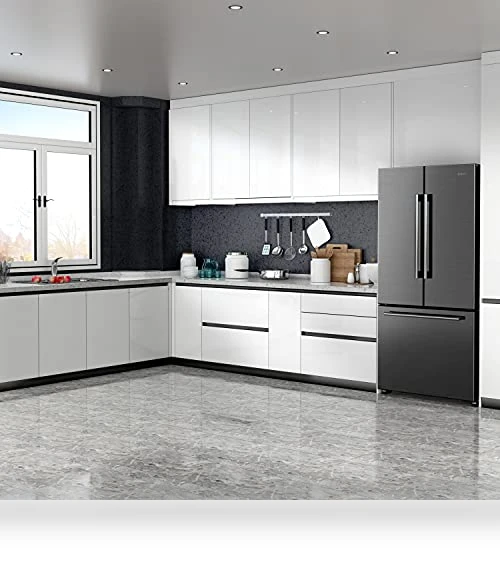 French Door Refrigerator with Installed Ice Maker and Bottom Freezer — Cooling Solutions, Galanz