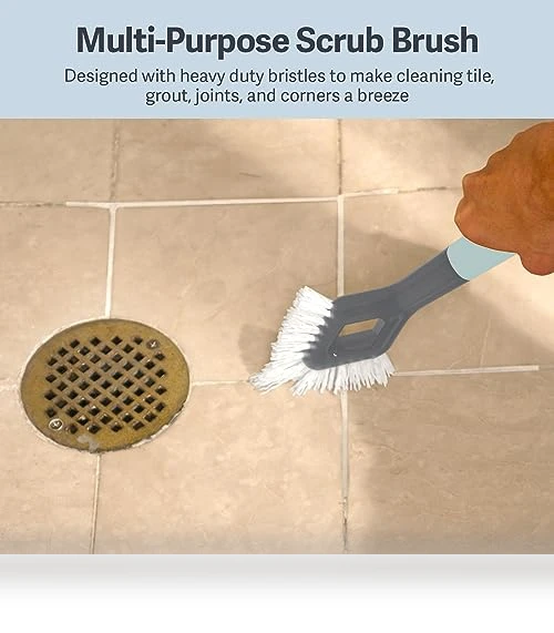 Heavy Duty Tile and Grout Cleaning Brush — Brushes, Casabella