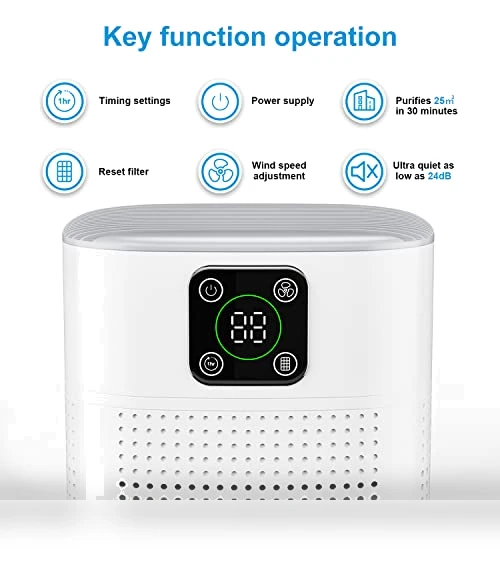 HEPA Air Purifier — Electrostatic Air Purifiers, Honeyuan