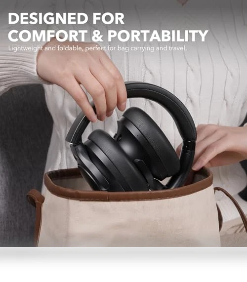 Hybrid Active Noise Cancelling Headphones — Over-Ear Headphones, 1Mii