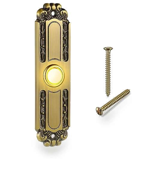 Lighted Doorbell Button Wired — Chimes, Dreyoo