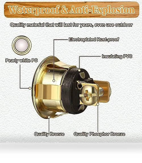 Lighted Doorbell Button Wired — Chimes, Dreyoo