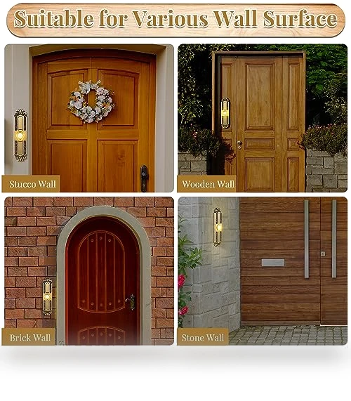 Lighted Doorbell Button Wired — Chimes, Dreyoo