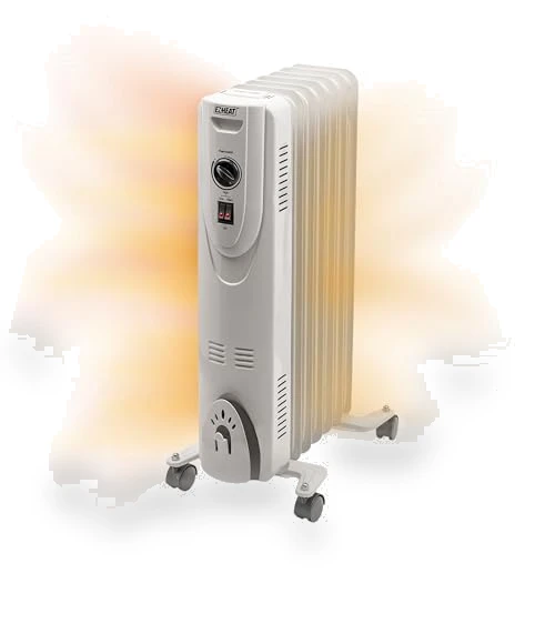 Oil-Filled Radiant Radiator Space Heater — Portable Heating Solutions, EZ-HEAT