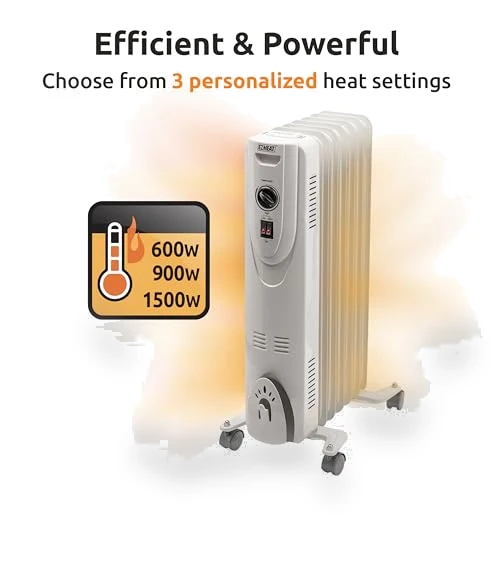 Oil-Filled Radiant Radiator Space Heater — Portable Heating Solutions, EZ-HEAT