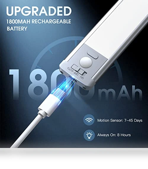 Rechargeable Motion Sensor Under Cabinet Lights — Garden Illumination, MCGOR