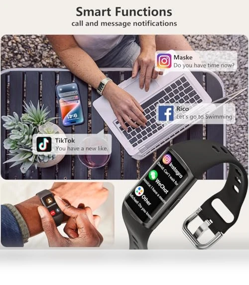 Slim Fitness Tracker Smart Watch — Smartwatches, FITVII