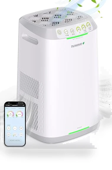 Smart Air Purifier for Large Rooms — Activated Carbon Air Purifiers, Nuwave