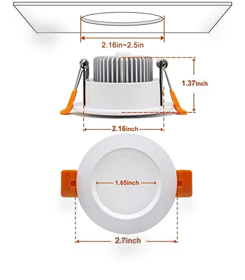 Smart LED Recessed Lighting RGB WiFi Downlight — Lighting Solutions, YGS-Tech