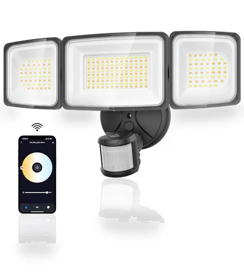 Smart LED Security Lights Motion Sensor Outdoor — Outdoor Security & Flood Lighting, Onforu