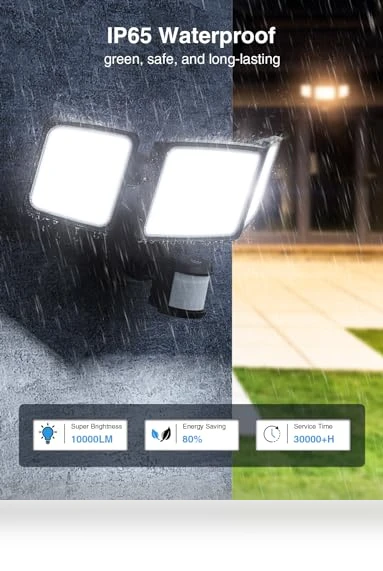 Smart LED Security Lights Motion Sensor Outdoor — Outdoor Security & Flood Lighting, Onforu