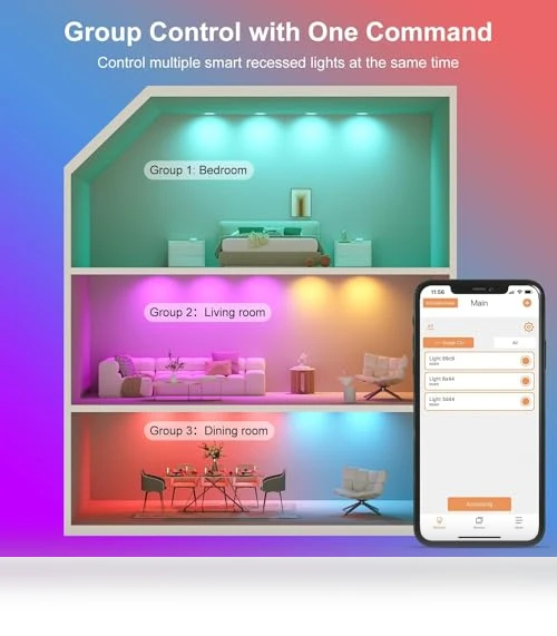 Smart Recessed Lighting — LED, SikSog