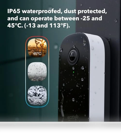 Smart Video Doorbell Camera — Smart Home Security, ecobee