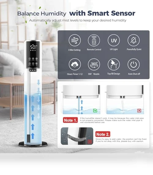 Top Fill Humidifier — Air Moisturizers, MS.Tranquil
