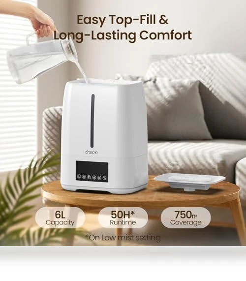 Top Fill Ultrasonic Humidifier — Air Moisturizers, chooone