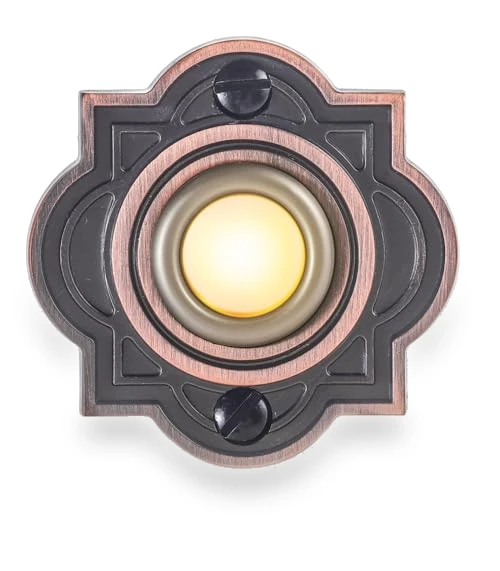 Wired Lighted Up LED Doorbell Button — Push Buttons, RANERVZ