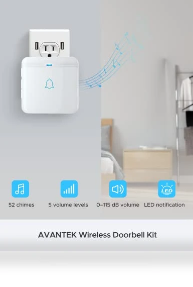Wireless Doorbell Chime Kit — Kits, AVANTEK