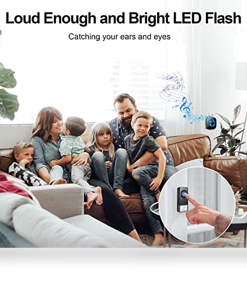 Wireless Doorbell Kit — Push Buttons, PHYSEN