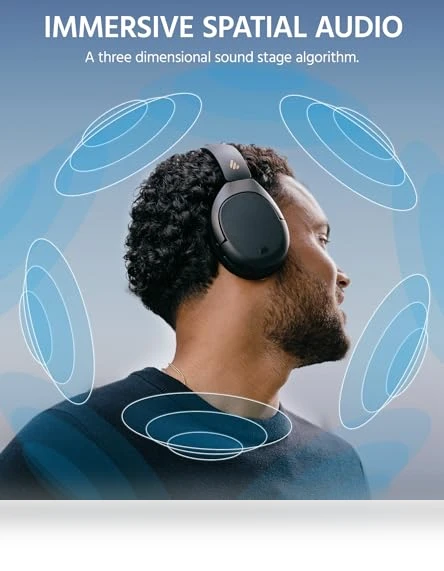 Wireless Over Ear Headphones with Active Noise Cancelling — Over-Ear Headphones, EDIFIER