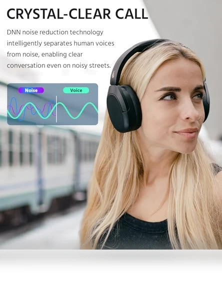 Wireless Over Ear Headphones with Active Noise Cancelling — Over-Ear Headphones, EDIFIER