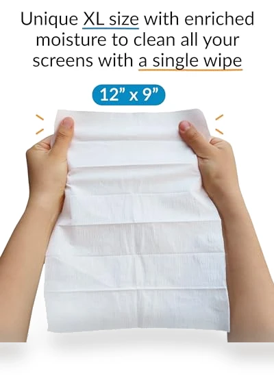 XL Screen Cleaning Wipes — Cleaning & Repair, iCloth Screen Cleaners