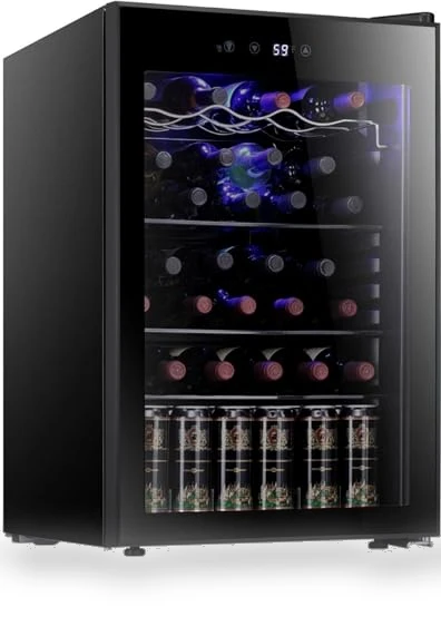 36 Bottle Wine Cooler Cabinet Beverage Refrigerator — Drink Coolers, Antarctic Star