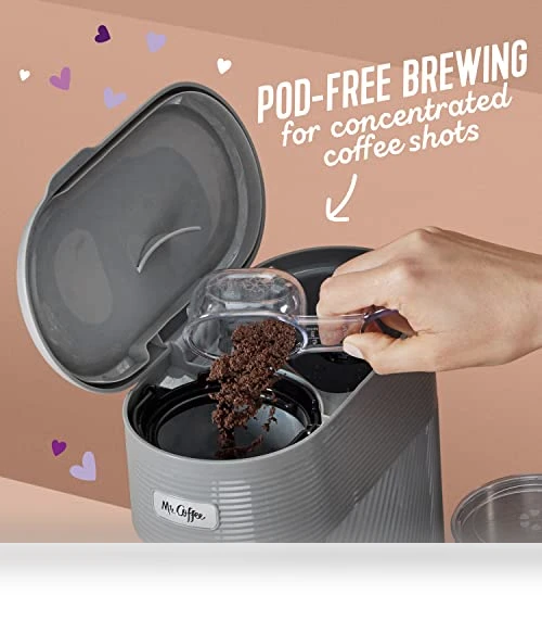 4-in-1 Single-Serve Latte Lux Coffee Maker — Coffee & Espresso Combos, Mr. Coffee