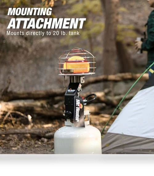 540-Degree 45,000 BTU Radiant Tank Top Portable Propane Heater — Portable Propane Heaters, Mr. Heater