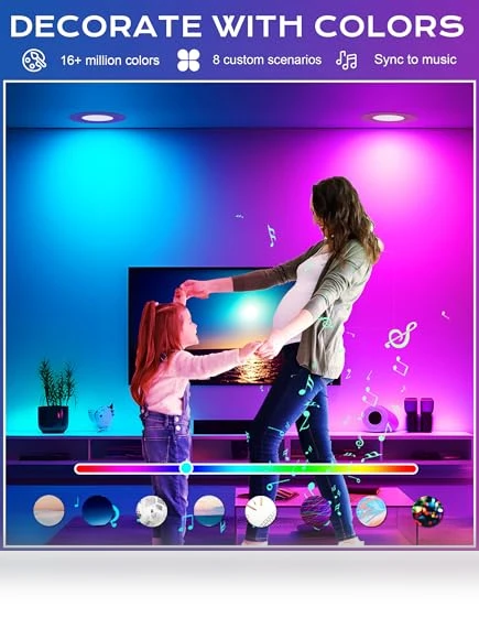 6 inch Gimbal Smart WiFi LED Recessed Lights — LED, CLOUDY BAY