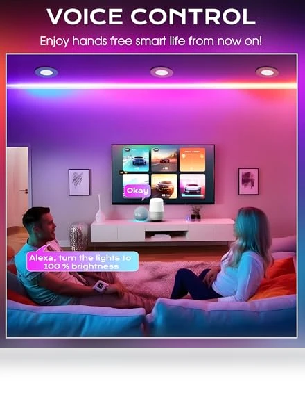 6 inch Gimbal Smart WiFi LED Recessed Lights — LED, CLOUDY BAY