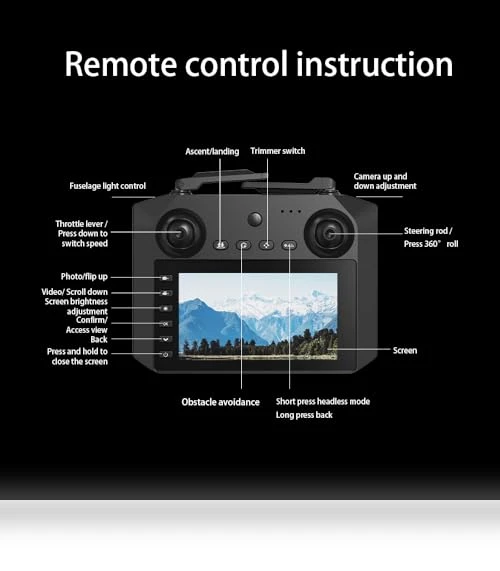 6K HD Camera Drone with 4.5" Screen — Drones, haiiah