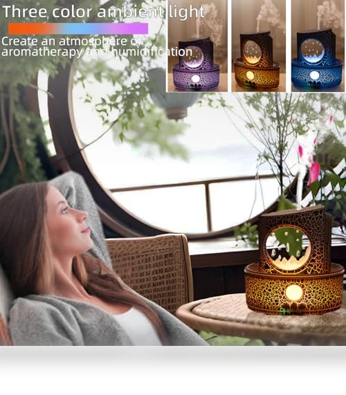 Aromatherapy Humidifier for Sleep Relaxation — Air Moisturizers, fuliying