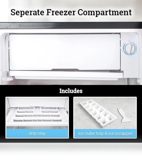 Compact Refrigerator with Freezer — Mini Fridges, Igloo