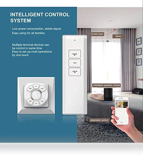 DIY WiFi Smart Automatic Curtain Motor Track System — Curtains, Olide