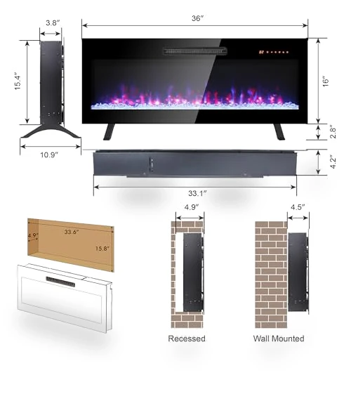 Electric Fireplace Heater — Electric Heating Solutions, Innoflame