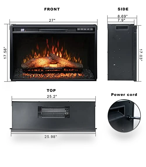 Electric Fireplace Insert — Electric Heating Solutions, Oxhark Flame