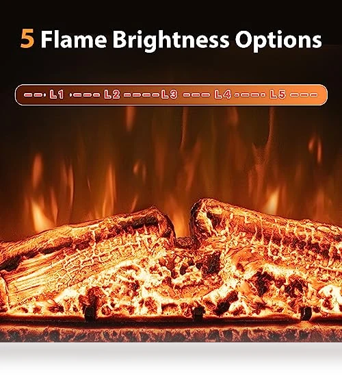 Electric Fireplace with Remote Control — Electric Heating Solutions, Dreamflame