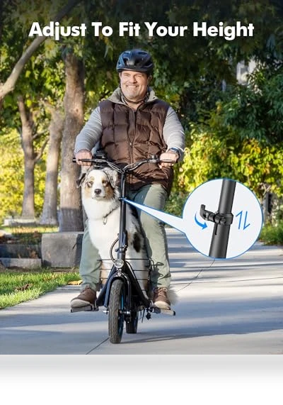 Electric Scooter with Seat — Electric Vehicles, Gyroor